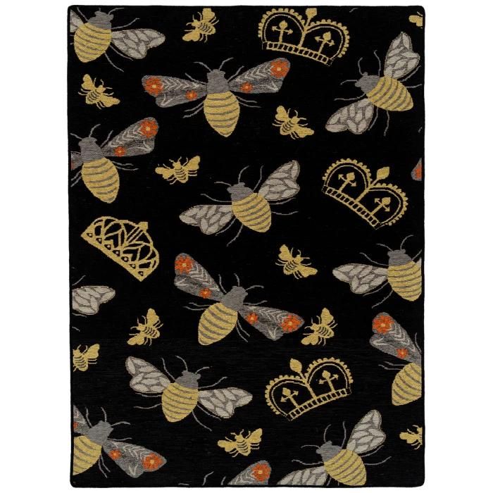 Kaleen Critter Comforts Black HCC02-02-810 8 ft. X 10 ft. Rectangle Rug