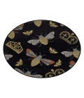 Kaleen Critter Comforts Black HCC02-02-810 8 ft. X 10 ft. Rectangle Rug