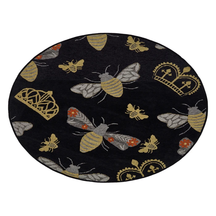 Kaleen Critter Comforts Black HCC02-02-810 8 ft. X 10 ft. Rectangle Rug