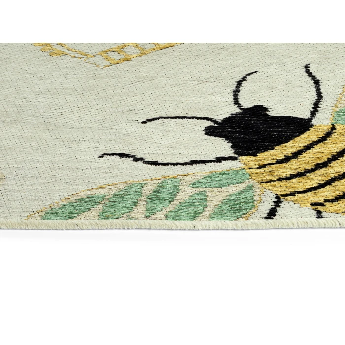 Kaleen Critter Comforts White HCC02-76-810 8 ft. X 10 ft. Rectangle Rug