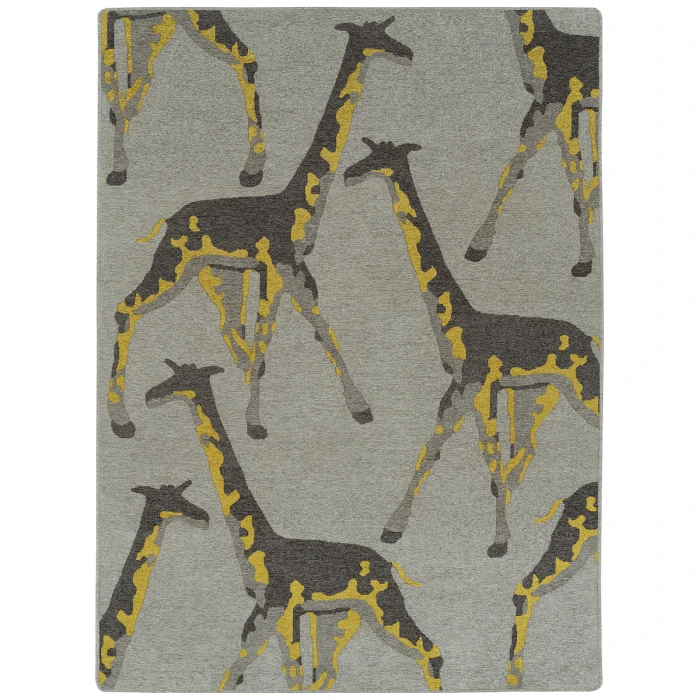 Kaleen Forever Fauna Charcoal HFA01-38-810 8 ft. X 10 ft. Rectangle Rug