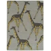 Kaleen Forever Fauna Charcoal HFA01-38 8 ft. X 10 ft.  Rectangle Rug