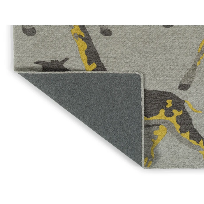 Kaleen Forever Fauna Charcoal HFA01-38-810 8 ft. X 10 ft. Rectangle Rug