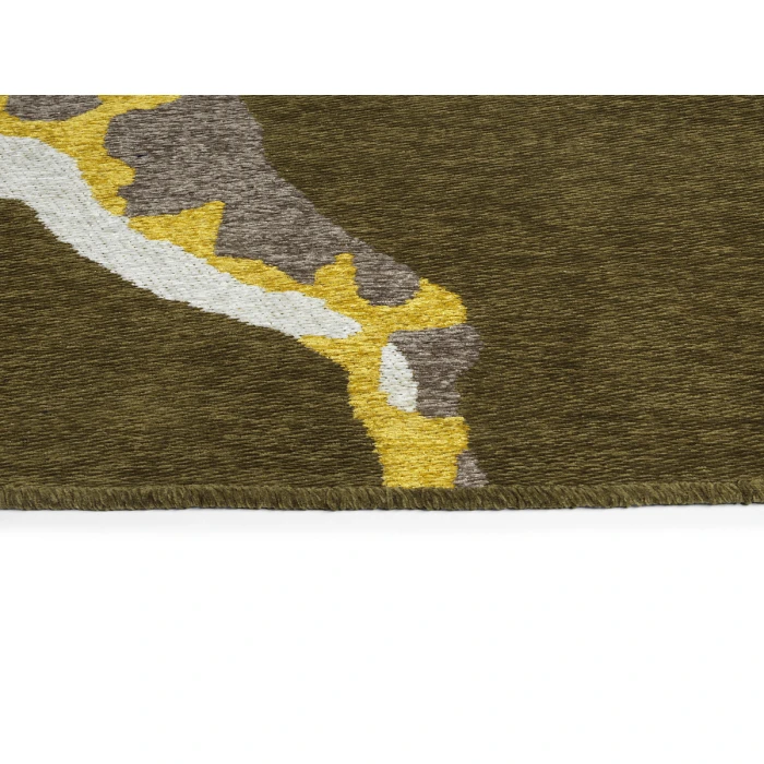 Kaleen Forever Fauna Green HFA01-50-55 RD 5 ft. X 5 ft. Round Rug