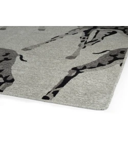 Kaleen Forever Fauna Grey HFA01-75 8 ft. X 10 ft.  Rectangle Rug