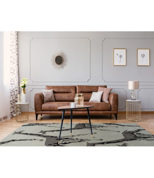 Kaleen Forever Fauna Grey HFA01-75-810 8 ft. X 10 ft. Rectangle Rug