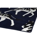 Kaleen Forever Fauna Navy HFA02-22-55 RD 5 ft. X 5 ft. Round Rug