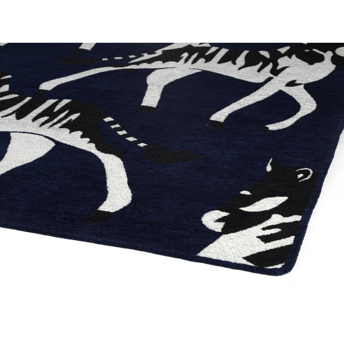 Kaleen Forever Fauna Navy HFA02-22-55 RD 5 ft. X 5 ft. Round Rug