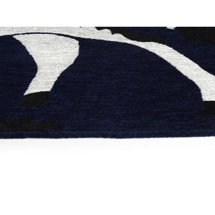Kaleen Forever Fauna Navy HFA02-22-55 RD 5 ft. X 5 ft. Round Rug
