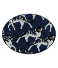 Kaleen Forever Fauna Navy HFA02-22-55 RD 5 ft. X 5 ft. Round Rug