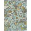 Kaleen Flora Fantasies Seafoam HFL01-104 5 ft. 9 in. X 5 ft. 9 in.  Round Rug