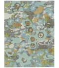 Kaleen Flora Fantasies Seafoam HFL01-104-5959 RD 5 ft. 9 in. X 5 ft. 9 in. Round Rug