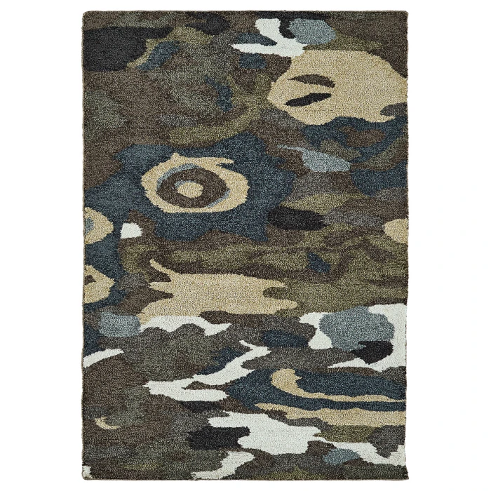 Kaleen Flora Fantasies Grey HFL01-75-8106 8 ft. X 10 ft. 6 in. Rectangle Rug