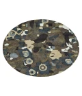 Kaleen Flora Fantasies Grey HFL01-75-5959 RD 5 ft. 9 in. X 5 ft. 9 in. Round Rug