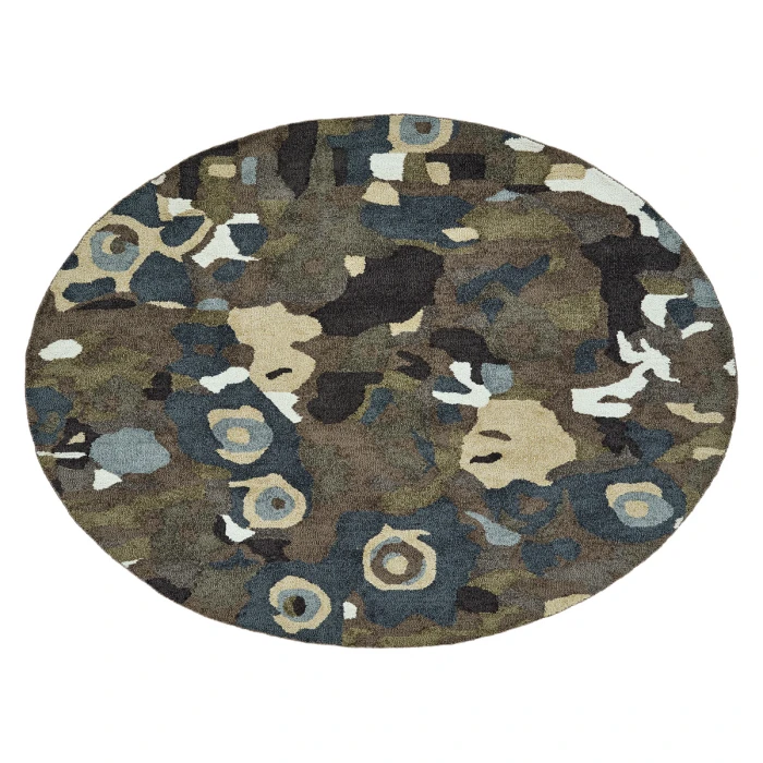 Kaleen Flora Fantasies Grey HFL01-75-8106 8 ft. X 10 ft. 6 in. Rectangle Rug