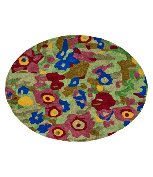 Kaleen Flora Fantasies Multi HFL01-86-9613 9 ft. 6 in. X 13 ft. Rectangle Rug