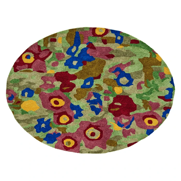 Kaleen Flora Fantasies Multi HFL01-86-7979 RD 7 ft. 9 in. X 7 ft. 9 in. Round Rug