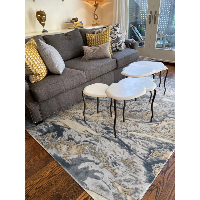 Kaleen Global Altitude Grey HGA04-75-9312 9 ft. 3 in. X 12 ft. Rectangle Rug