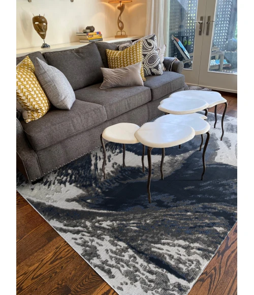 Kaleen Global Altitude Blue HGA05-17-9312 9 ft. 3 in. X 12 ft. Rectangle Rug