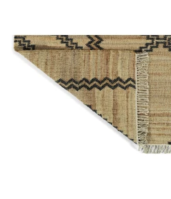 Kaleen Natural Jute Black HJT01-2 8 ft. X 10 ft.  Rectangle Rug
