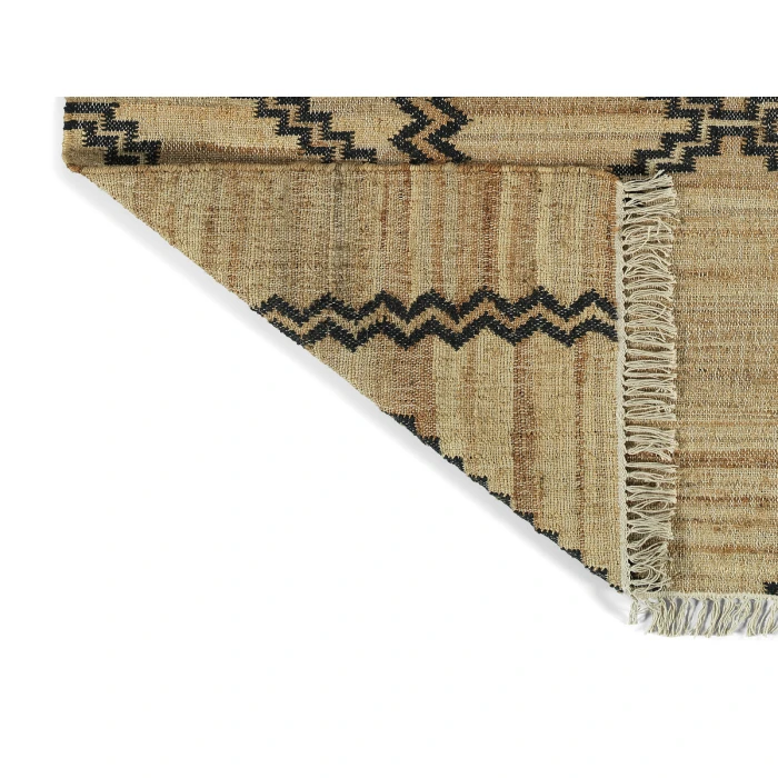 Kaleen Natural Jute Black HJT01-02-810 8 ft. X 10 ft. Rectangle Rug