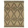 Kaleen Natural Jute Black HJT05-2 8 ft. X 10 ft.  Rectangle Rug
