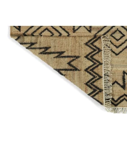 Kaleen Natural Jute Black HJT05-2 9 ft. X 12 ft.  Rectangle Rug