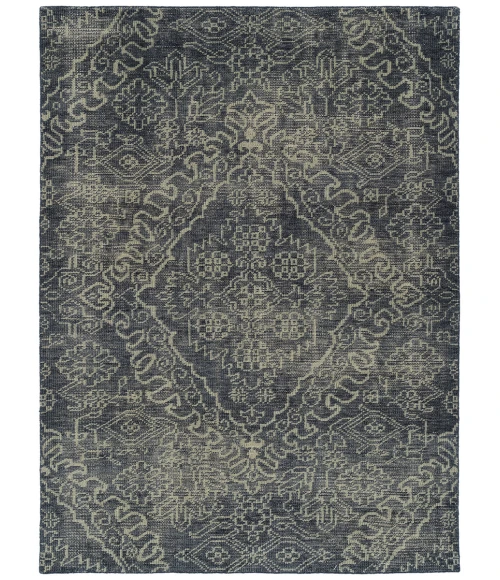 Kaleen Knotted Earth Navy HKE02-22-46 4 ft. X 6 ft. Rectangle Rug