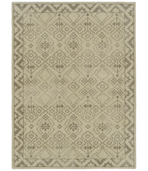 Kaleen Knotted Earth Ivory HKE07-01-5686 5 ft. 6 in. X 8 ft. 6 in. Rectangle Rug