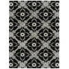 Kaleen Peranakan Tile Black HPT01-2 5 ft. 9 in. X 5 ft. 9 in.  Round Rug