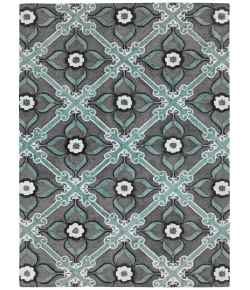 Kaleen Peranakan Tile Spa HPT01-56 5 ft. 9 in. X 5 ft. 9 in.  Round Rug