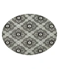 Kaleen Peranakan Tile Grey HPT01-75-58 5 ft. X 8 ft. Rectangle Rug
