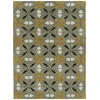 Kaleen Peranakan Tile Sage  HPT02-59 5 ft. 9 in. X 5 ft. 9 in.  Round Rug