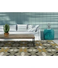 Kaleen Peranakan Tile Sage HPT02-59-58 5 ft. X 8 ft. Rectangle Rug