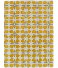 Kaleen Peranakan Tile Gold HPT03-05-58 5 ft. X 8 ft. Rectangle Rug