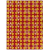 Kaleen Peranakan Tile Red HPT03-25 5 ft. X 8 ft.  Rectangle Rug
