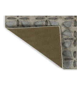 Kaleen Peranakan Tile Grey HPT03-75 5 ft. 9 in. X 5 ft. 9 in.  Round Rug