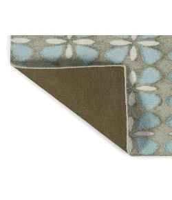 Kaleen Peranakan Tile Lt. Blue HPT03-79 5 ft. 9 in. X 5 ft. 9 in.  Round Rug