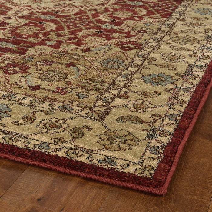 Kaleen McAlester MCA08-04-71010-Burgundy Area Rug