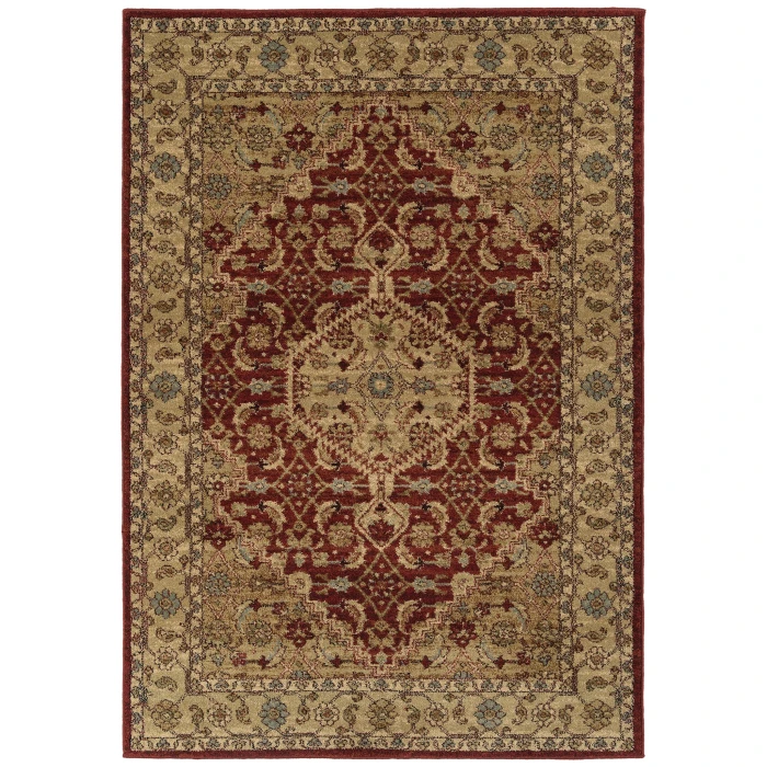 Kaleen McAlester MCA08-04-71010-Burgundy Area Rug