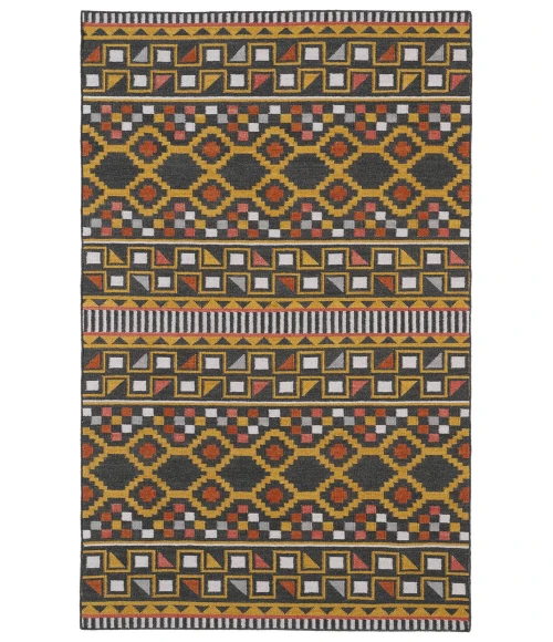 Kaleen Nomad Charcoal NOM08-38-88 Sq 8 ft. X 8 ft. Square Rug