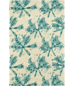 Kaleen Pastiche Turquoise PAS03-78 8 ft. X 10 ft.  Rectangle Rug