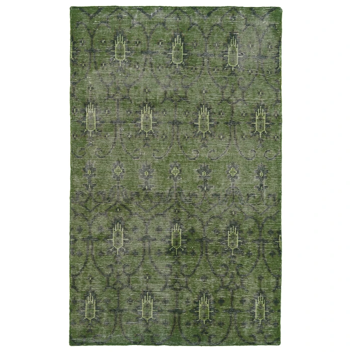 Kaleen Restoration Green RES01-50-46 4 ft. X 6 ft. Rectangle Rug