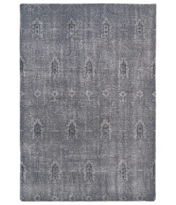 Kaleen Restoration Grey RES01-75 5 ft. 6 in. X 8 ft. 6 in.  Rectangle Rug