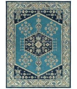 Kaleen Charlotte Blue TDC01-17 18 in. X 18 in.  Square Rug