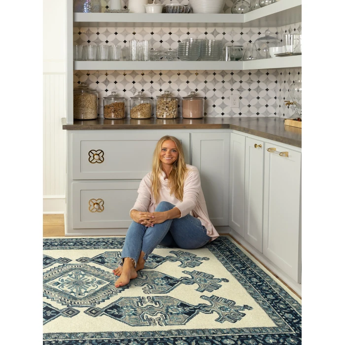 Kaleen Charlotte Ivory TDC02-01-86116 8 ft. 6 in. X 11 ft. 6 Rectangle Rug