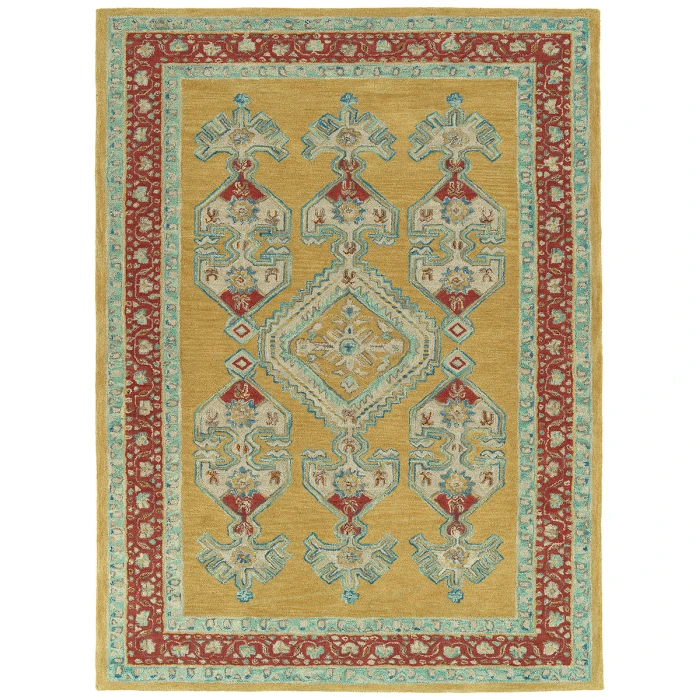 Kaleen Charlotte Maize TDC02-72-9313 9 ft. 3 ft. X 13 ft. Rectangle Rug