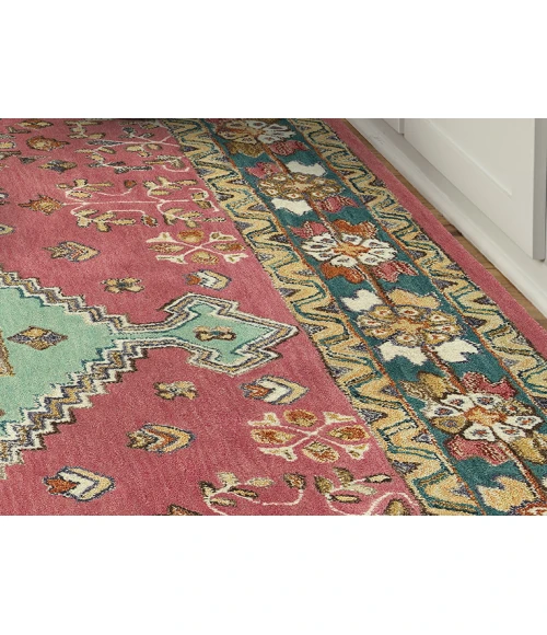 Kaleen Charlotte Pink TDC03-92-1818 18 in. X 18 in. Square Rug