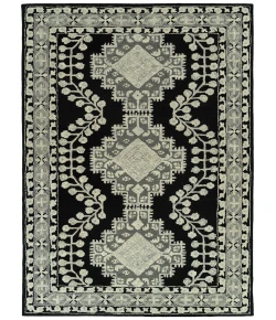 Kaleen Charlotte Black TDC06-2 4 ft. X 6 ft.  Rectangle Rug
