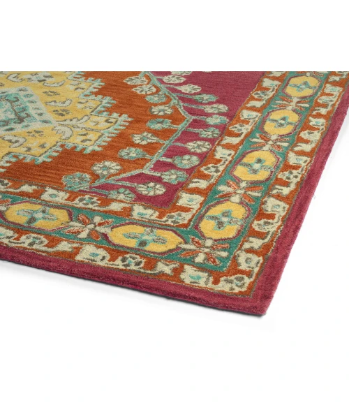 Kaleen Charlotte Orange TDC06-89-46 4 ft. X 6 ft. Rectangle Rug